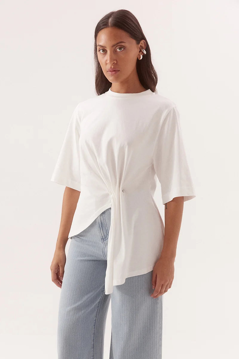 Elysian Collective Sovere Studio Sohvi Tee Chalk