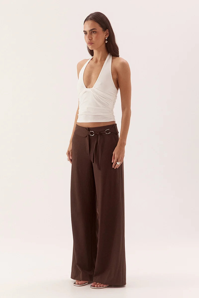 Elysian Collective Sovere Studio Tulli Top Chalk