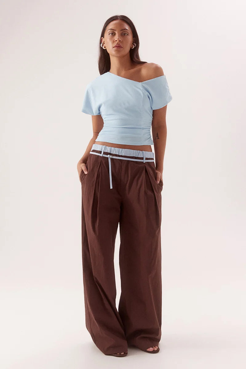 Elysian Collective Sovere Studio Vera Top Sky