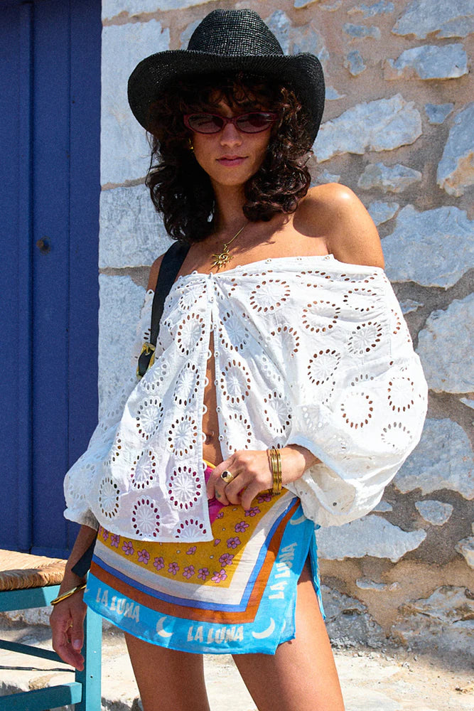 Elysian Collective Spell And The Gypsy Collective Yaya Lace Blouse Antique White