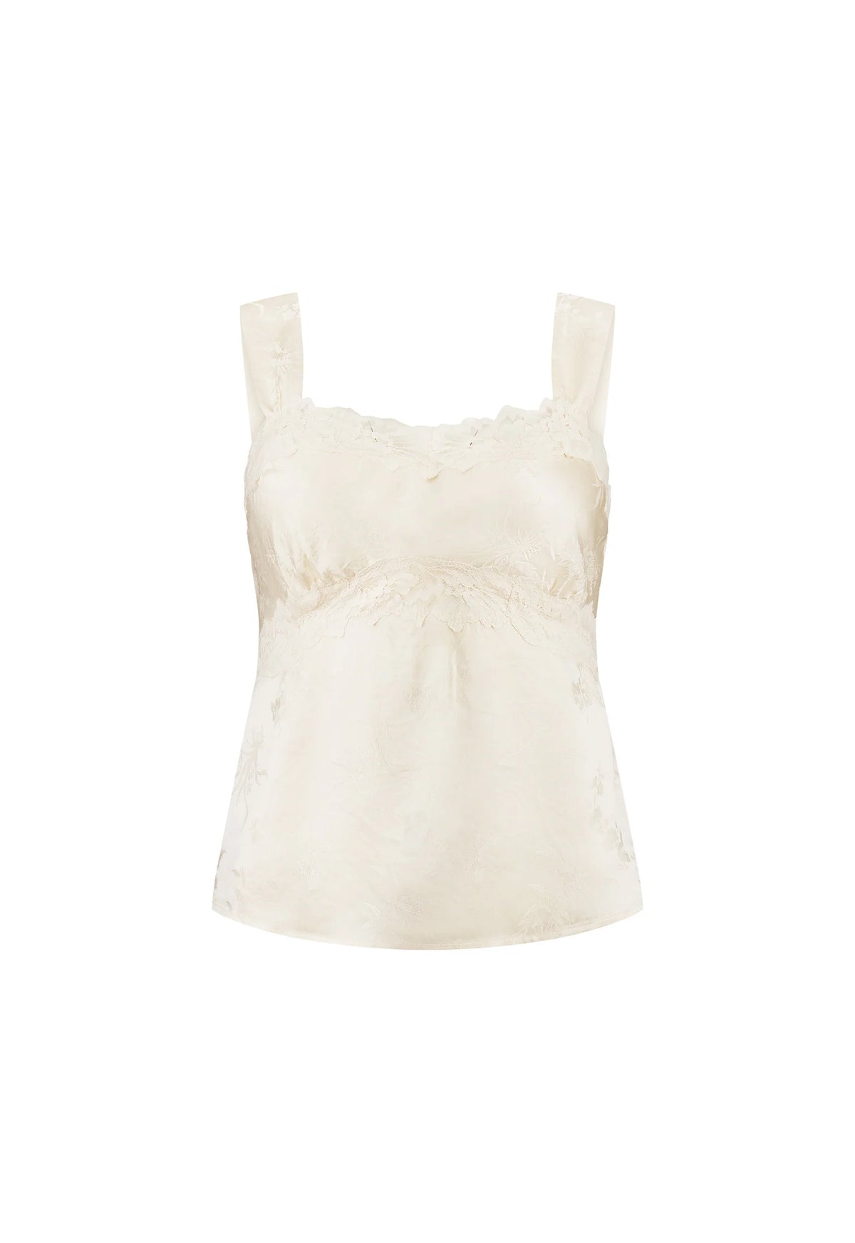 Elysian Collective Spell Dubois Lace Cami Pearl