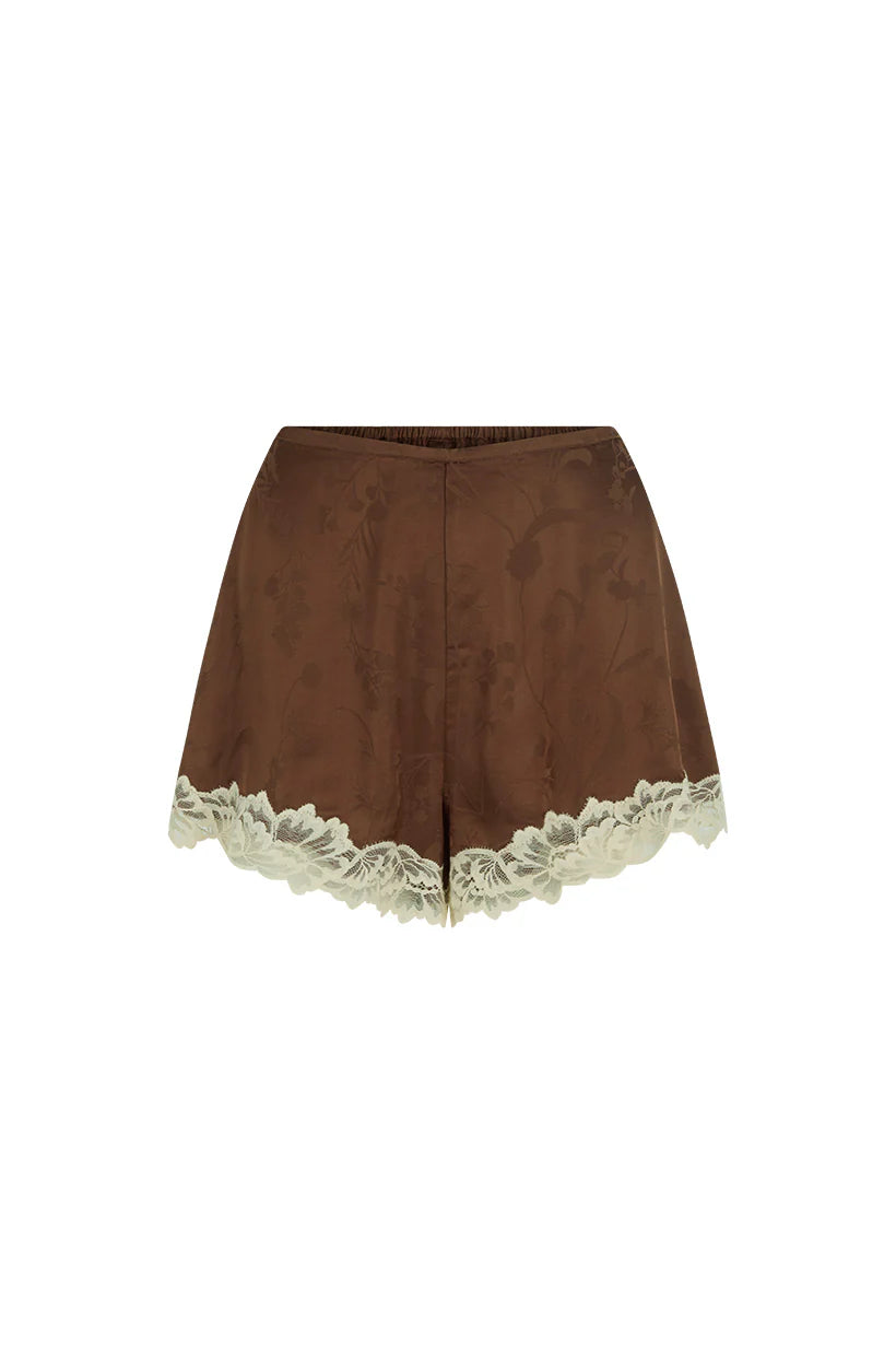 Elysian Collective Spell Dubois Lace Short Espresso