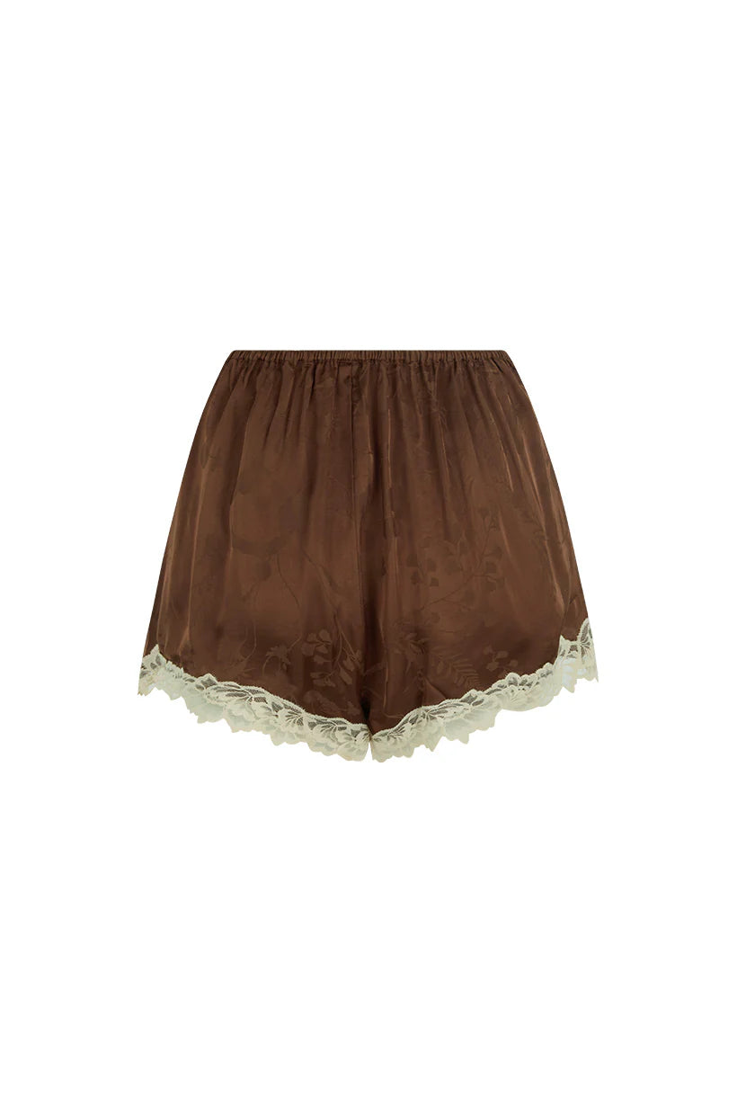 Elysian Collective Spell Dubois Lace Short Espresso