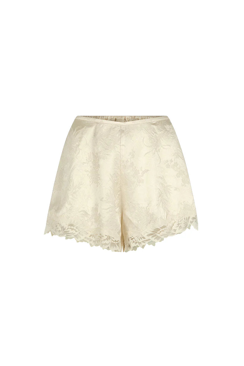 Elysian Collective Spell Dubois Lace Short Pearl