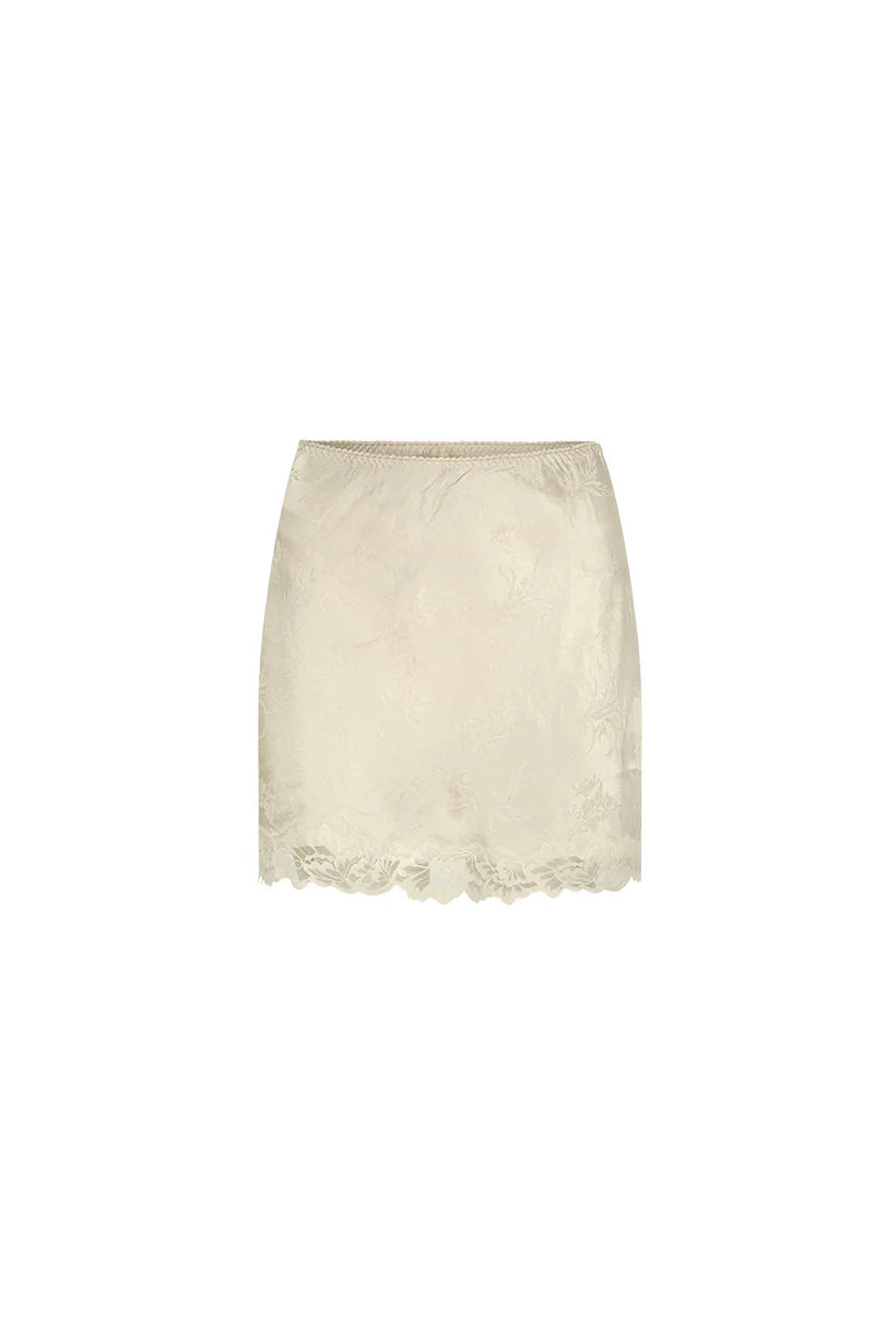 Elysian Collective Spell Dubois Mini Skirt Pearl