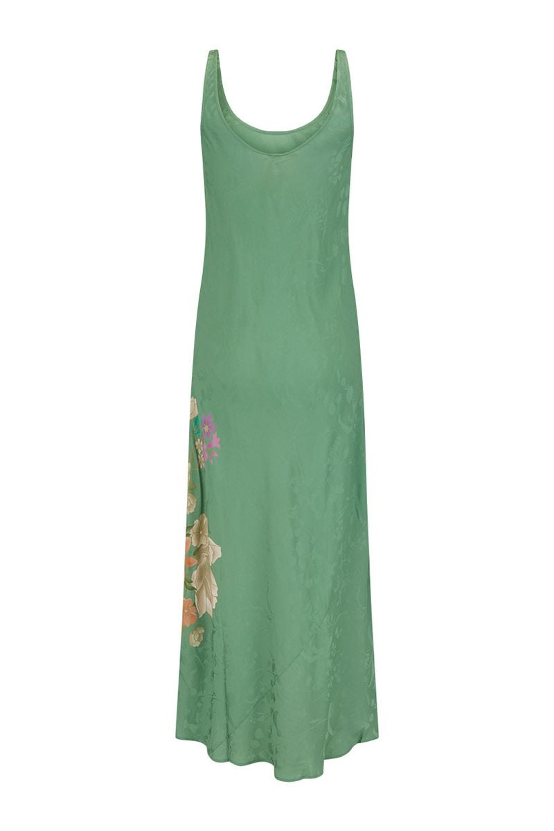Elysian Collective Spell Floridian Bias Dress Sage