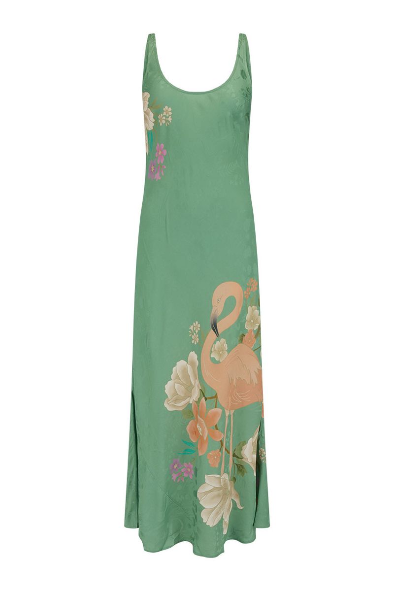 Elysian Collective Spell Floridian Bias Dress Sage