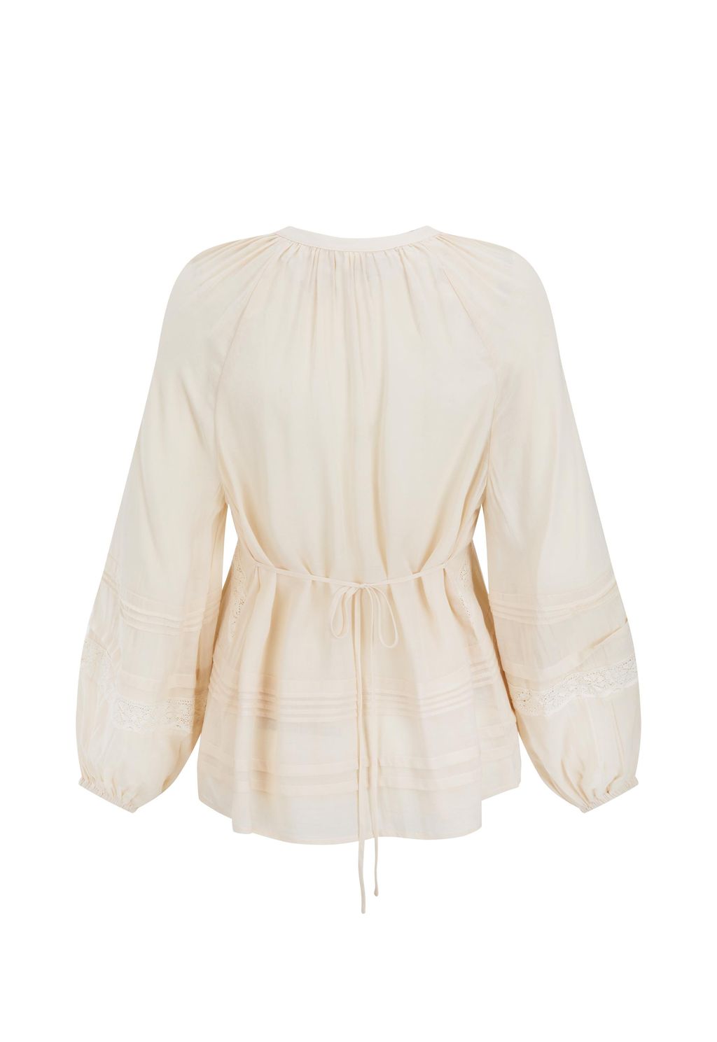 Elysian Collective Spell Hera Lace Blouse Macadamia