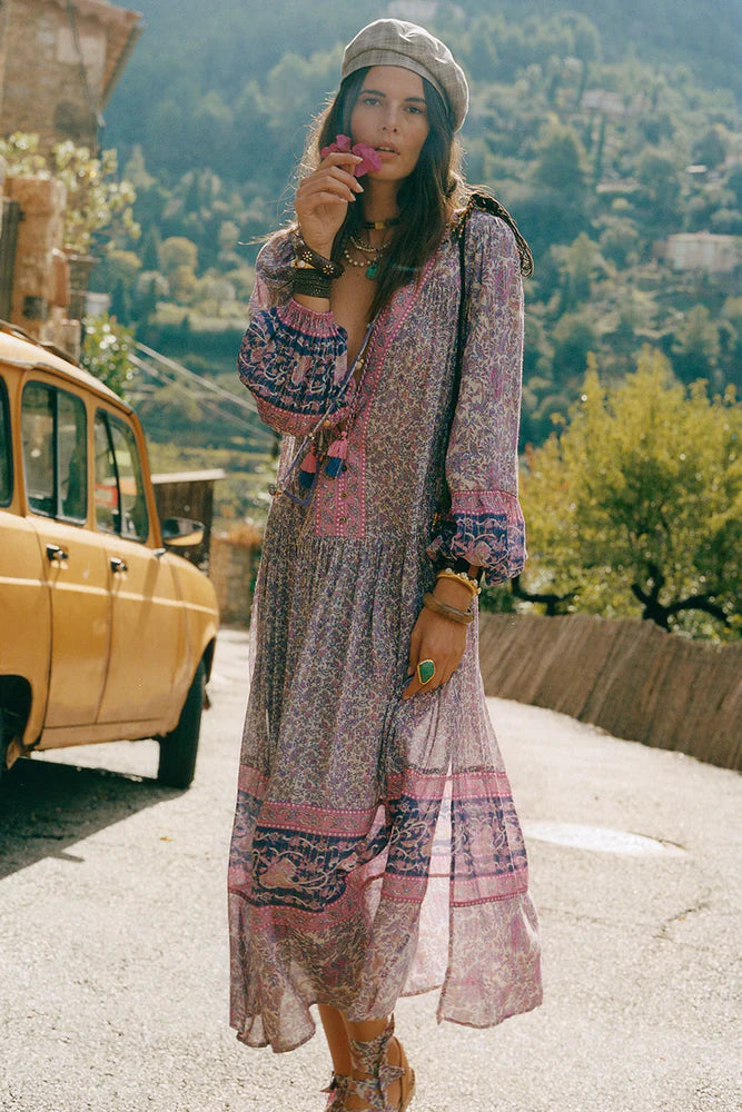 Elysian Collective Spell And The Gypsy Collective Little Bird Gown Berry