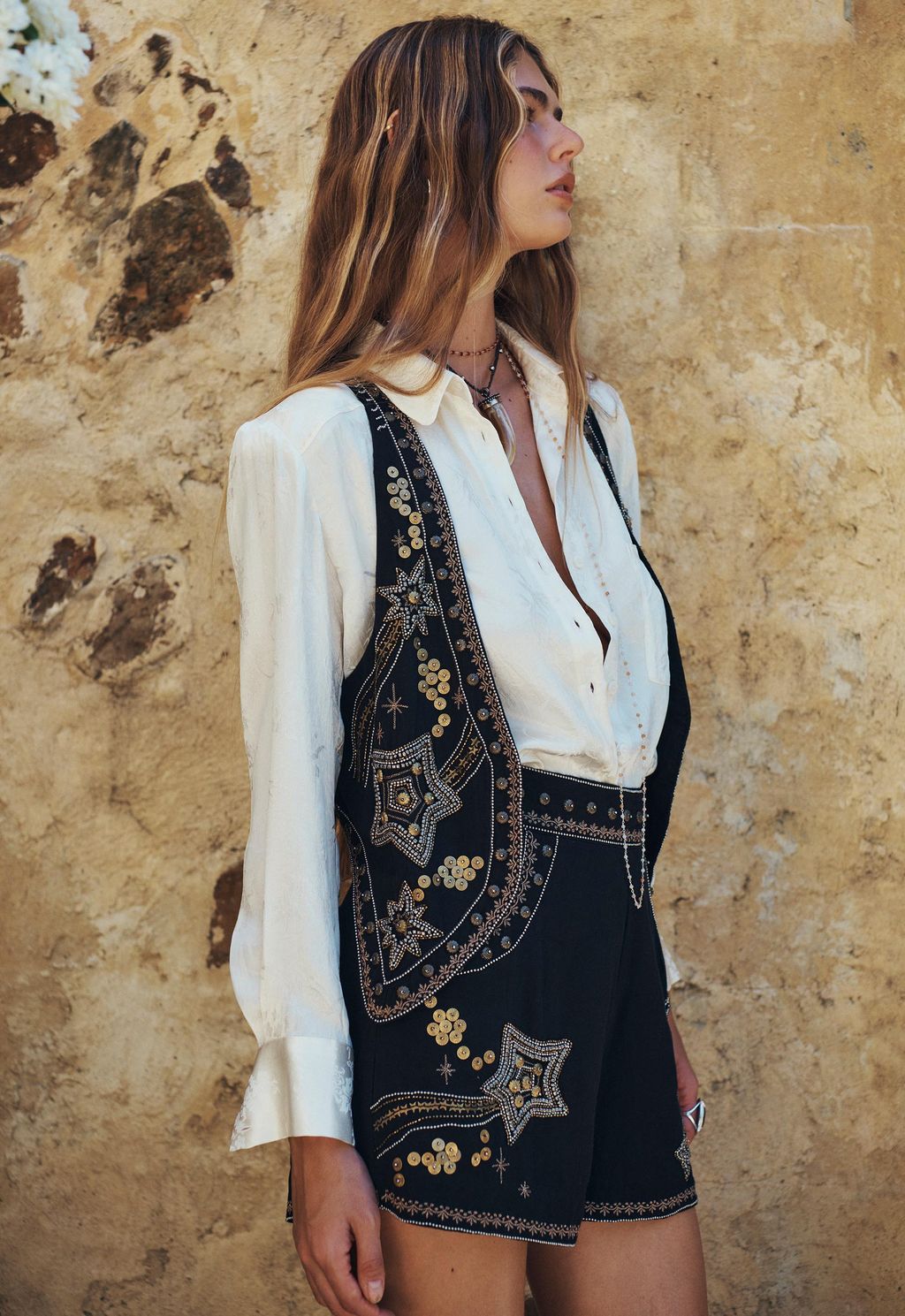 Elysian Collective Spell Night Sky Vest Midnight