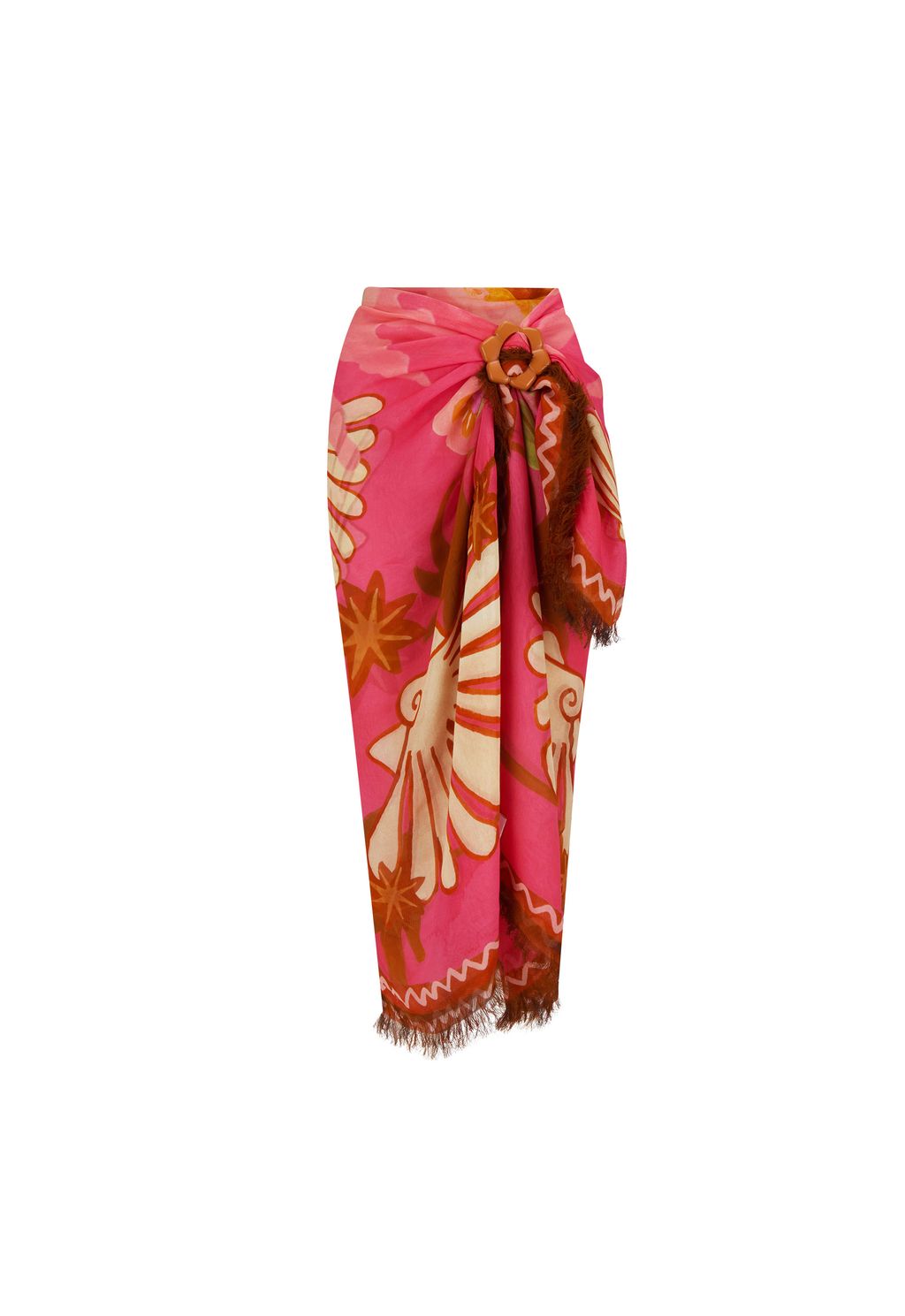 Elysian Collective Spell Oceana Travel Scarf Coral