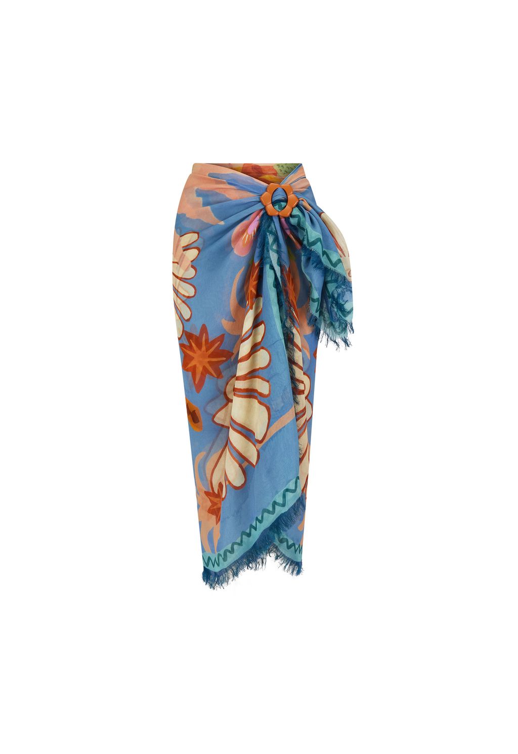 Elysian Collective Spell Oceana Travel Scarf Sea Blue