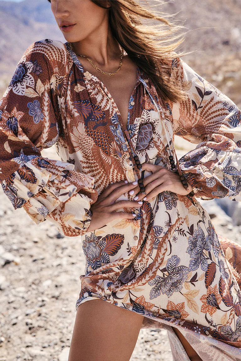 Elysian Collective Spell Volcano Goddess Gown Coconut