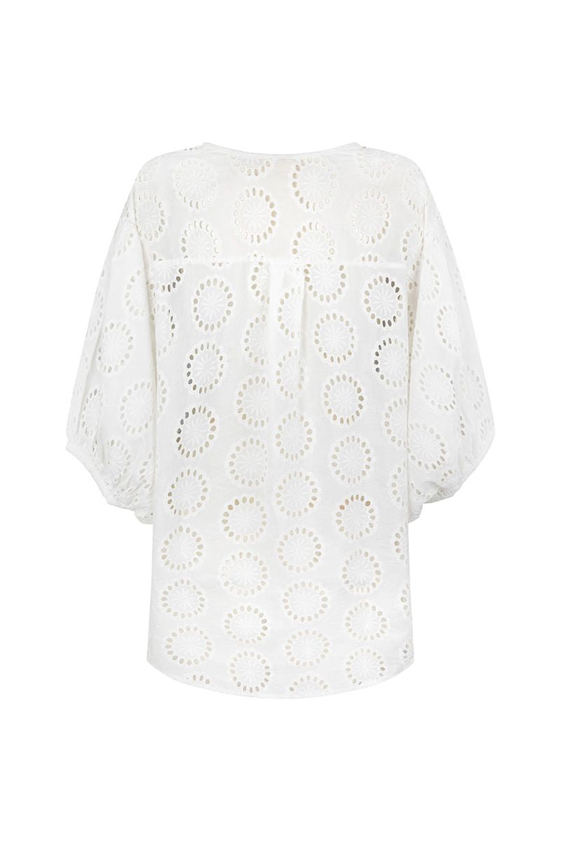 Elysian Collective Spell And The Gypsy Collective Yaya Lace Blouse Antique White