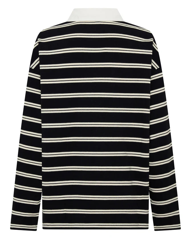 Elysian Collective Ssaint Dylan Rugby Polo Black
