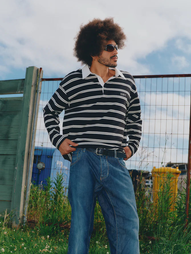 Elysian Collective Ssaint Dylan Rugby Polo Black