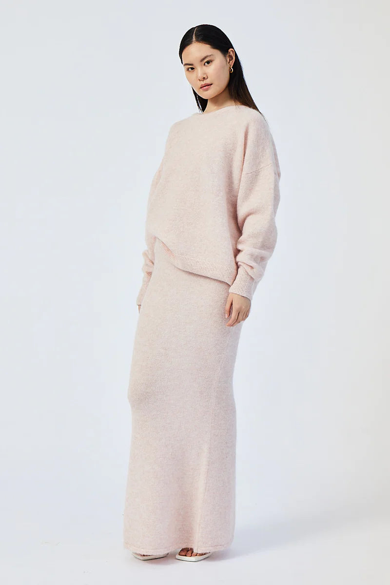 Elysian Collective Suboo Mollie Knit Skirt Light Pink