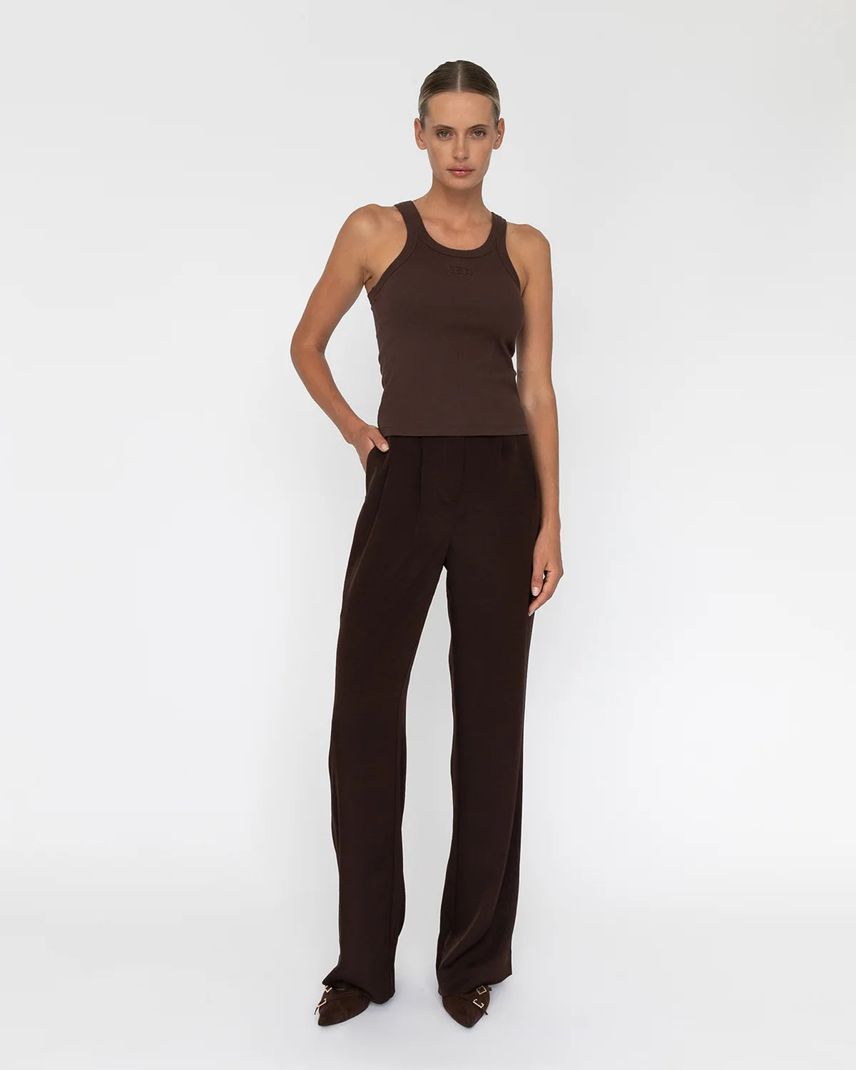 Elysian Collective Tekai Newport Pant Chocolate