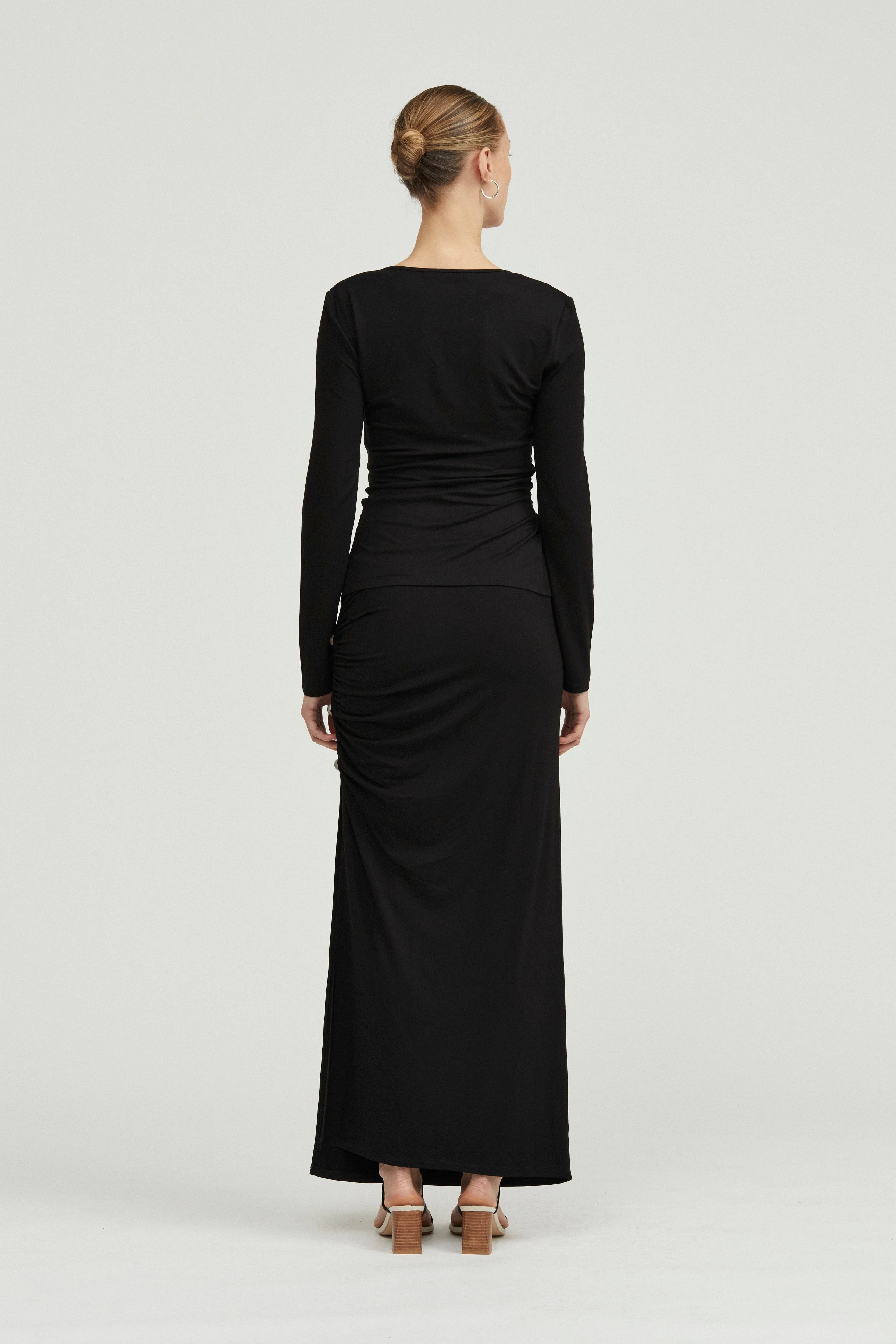 Elysian Collective Third Form Hidden Gem Long Sleeve Top Black