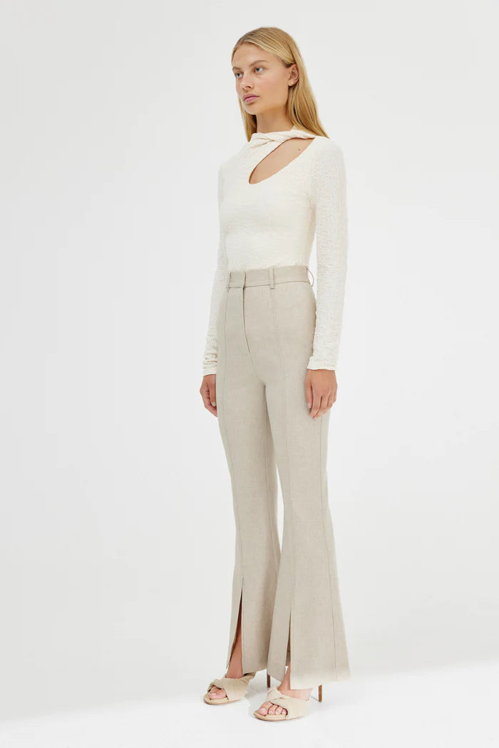 Elysian Collective Significant Other Rozalia Pant Oatmeal