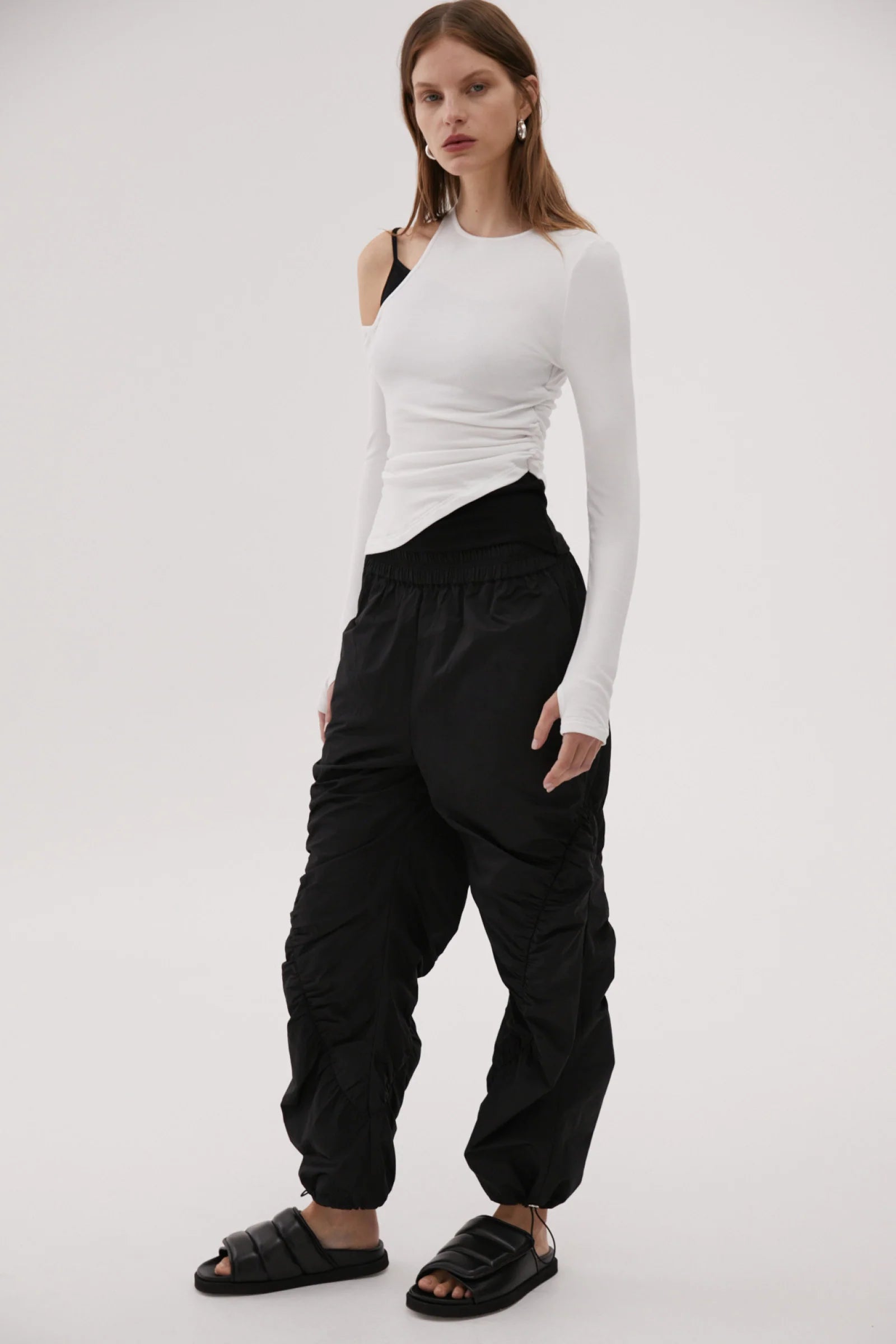 Elysian Collective Misha Urban Tanner Top Ivory & Black