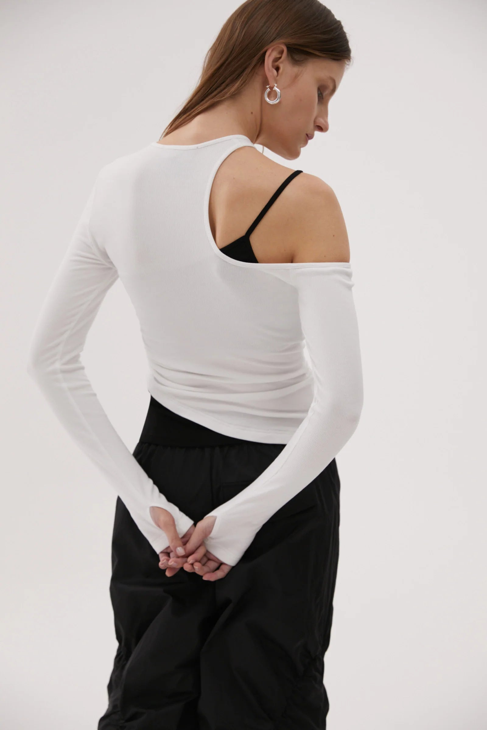 Elysian Collective Misha Urban Tanner Top Ivory & Black\