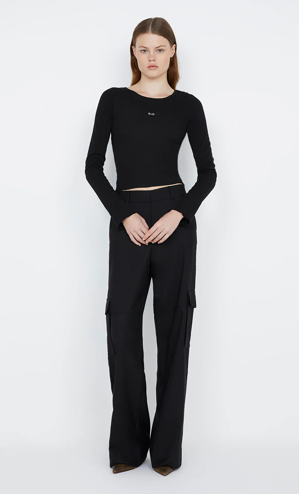 Elysian Collective Bec And Bridge BB Long Sleeve Top Black