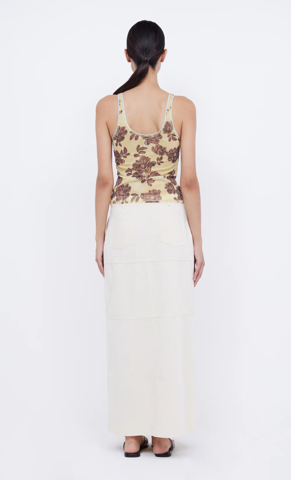Elysian Collective Bec+Bridge Phoenix Maxi Skirt (Cream)