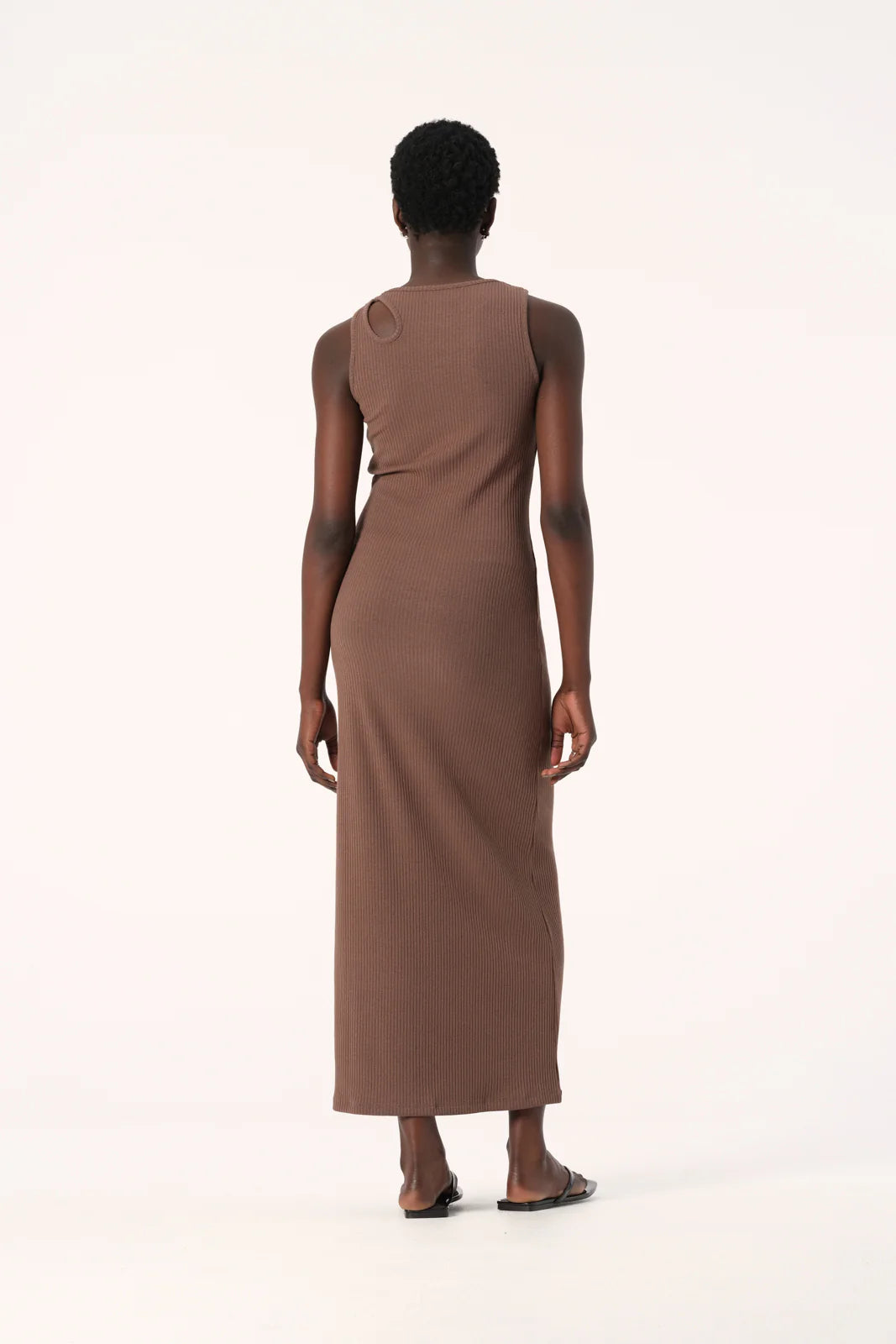 Elysian Collective - Elka Collective Liguria Dress (Cocoa)