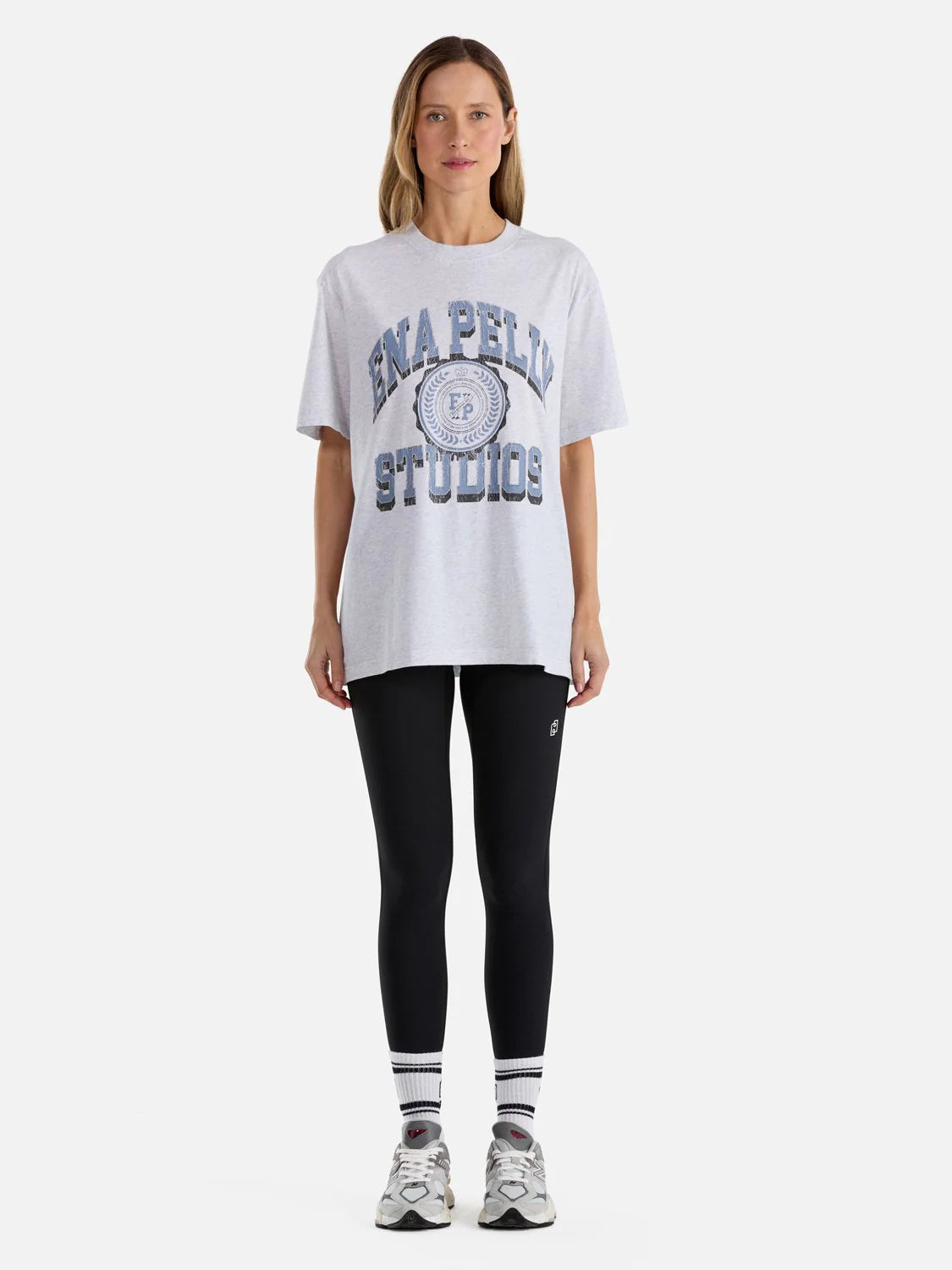 Elysian Collective Ena Pelly A League Tee White Marle