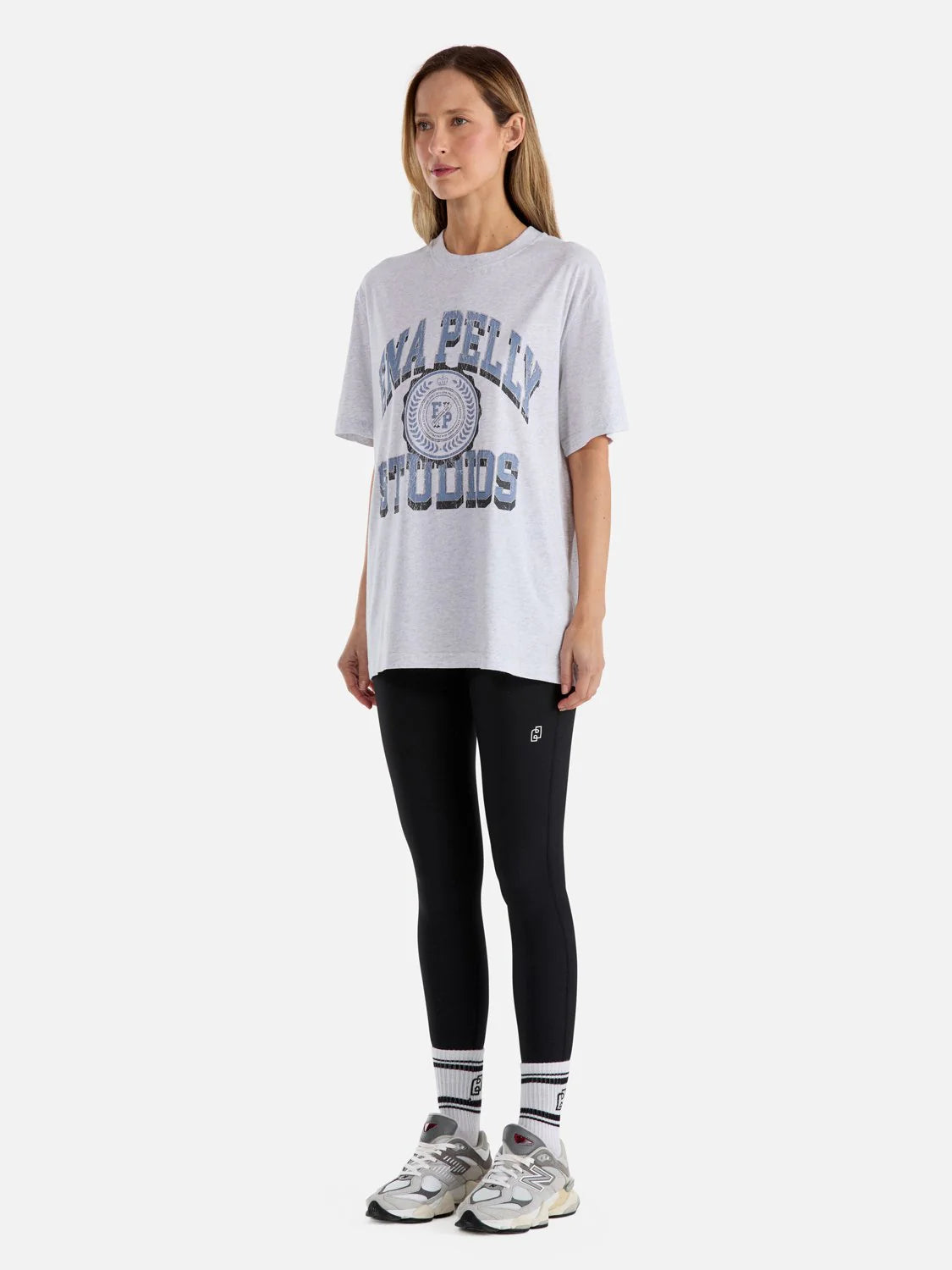 Elysian Collective Ena Pelly A League Tee White Marle