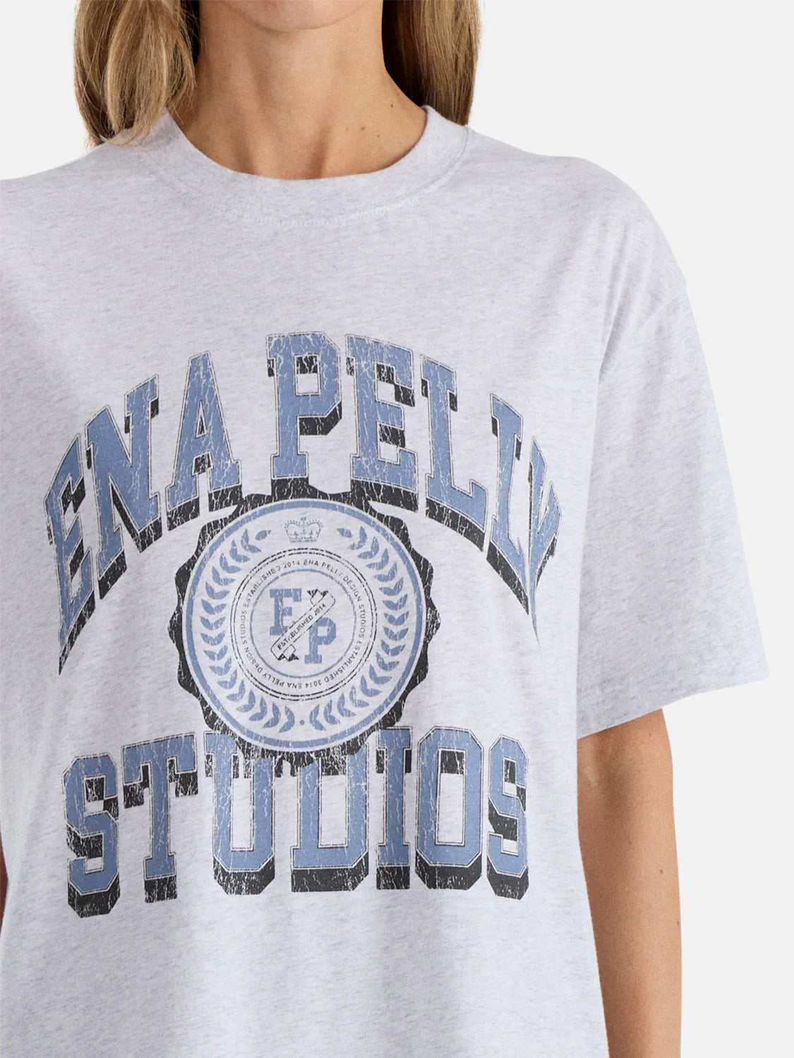 Elysian Collective Ena Pelly A League Tee White Marle