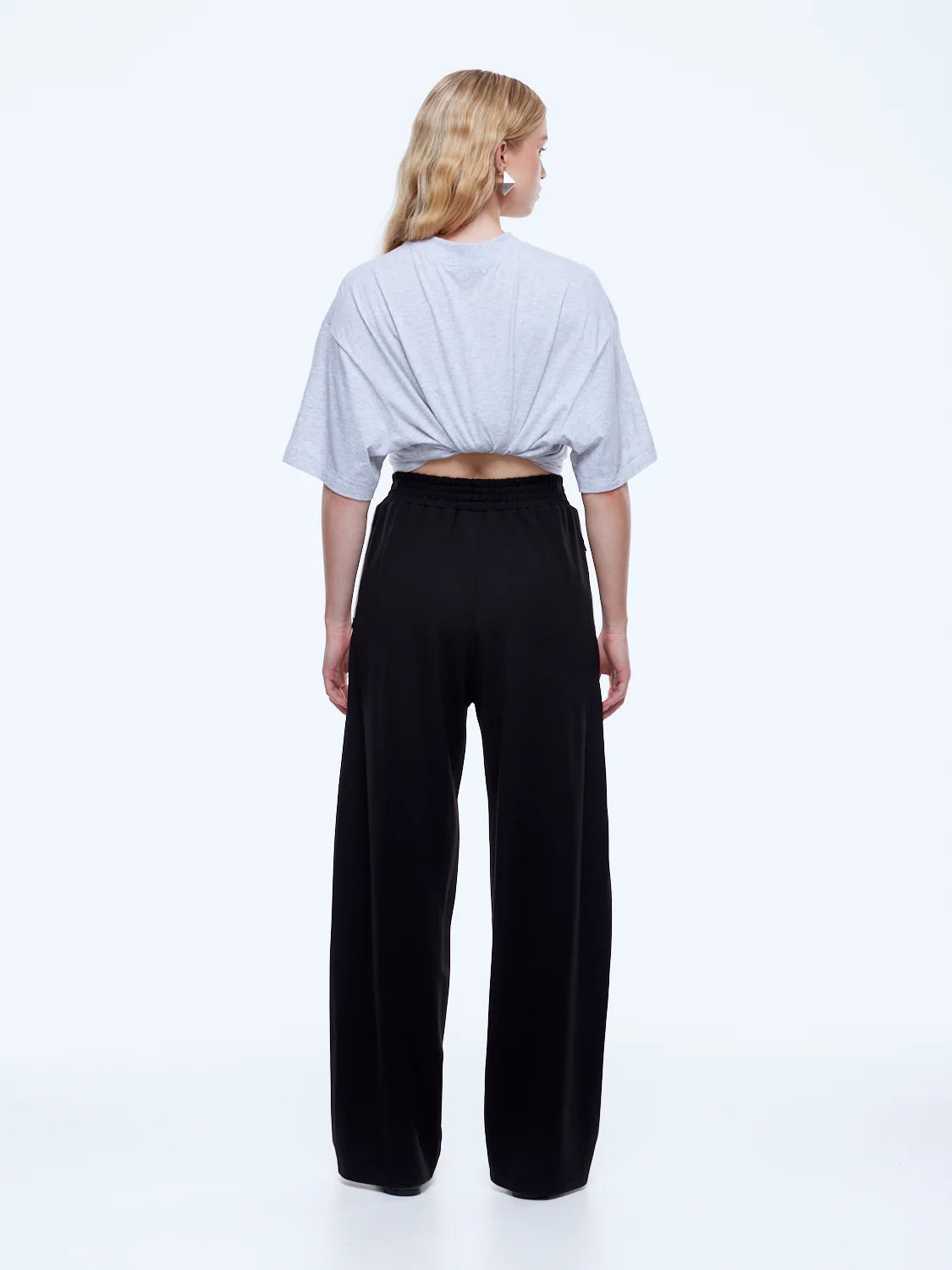 Elysian Collective Ena Pelly Valentina Jersey Pant Black / Off White