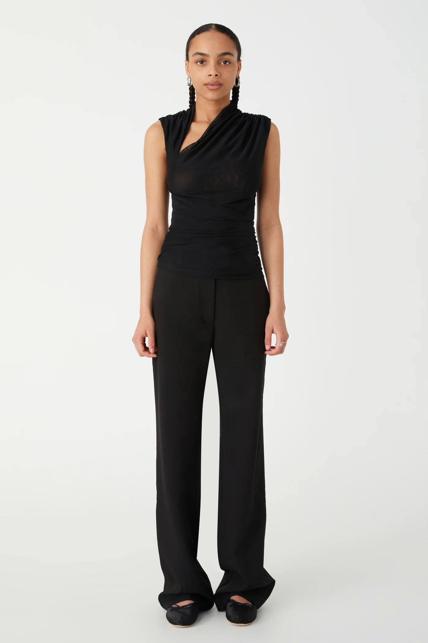 Elysian Collective Misha Tulla Top Black