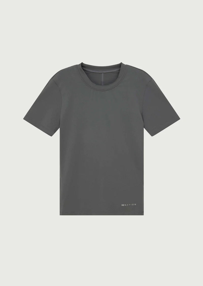Elysian Collective PE Nation Foundation SS Tee Gunmetal