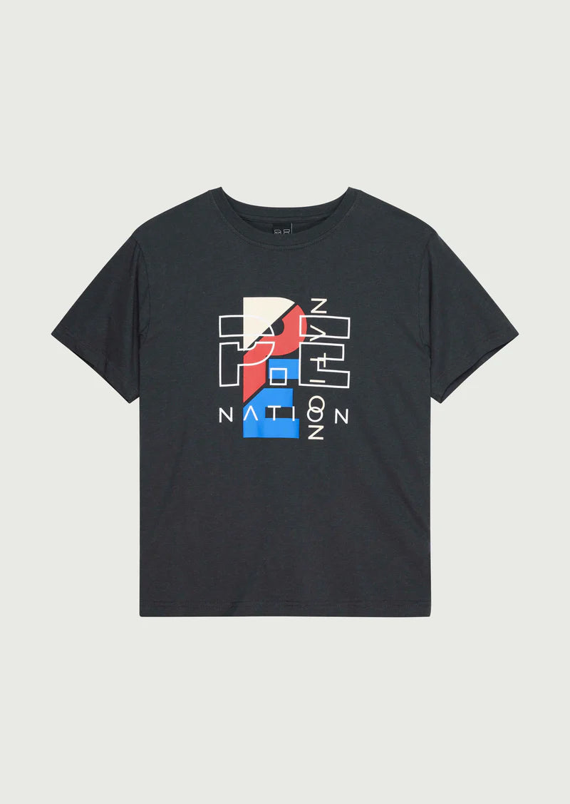 Elysian Collective Pe Nation Herritage Tee Dark Shadow