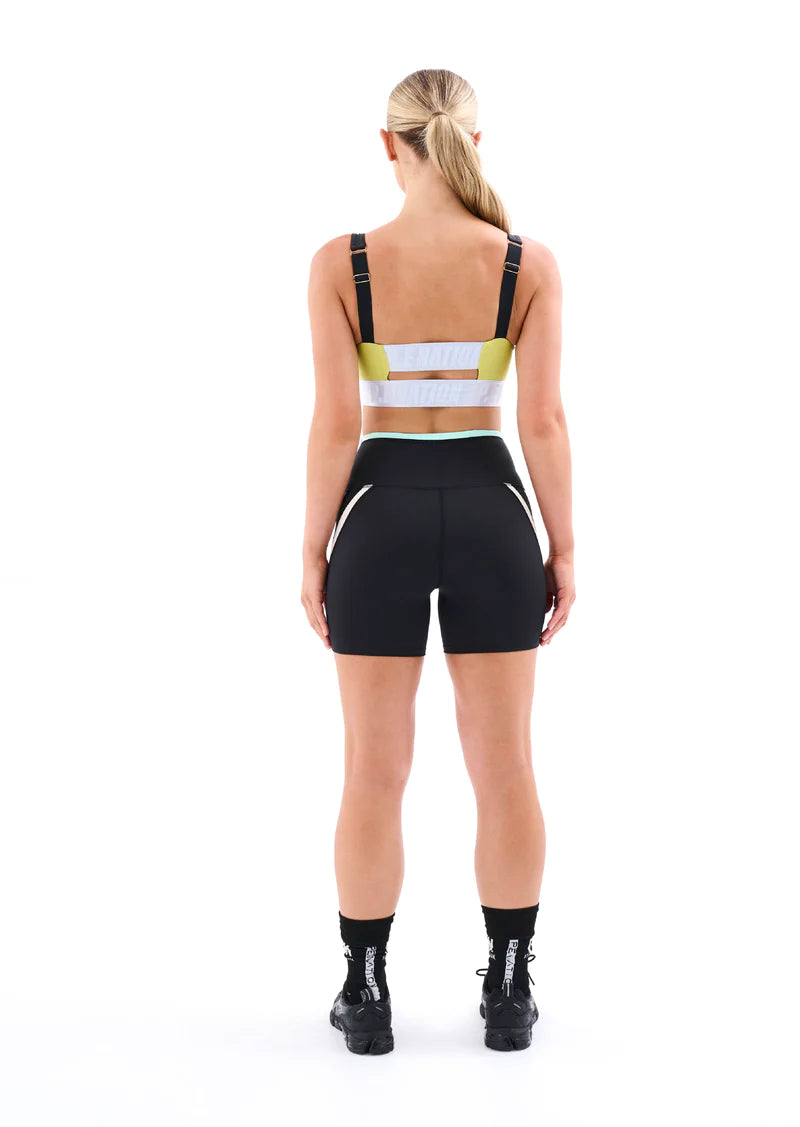 Elysian Collective Pe Nation Refraction Bike Shorts - Black