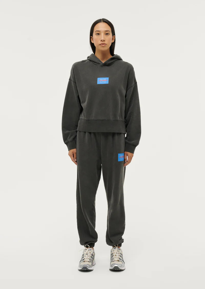 Elysian Collective Pe Nation Trifecta Hoodie Washed Black