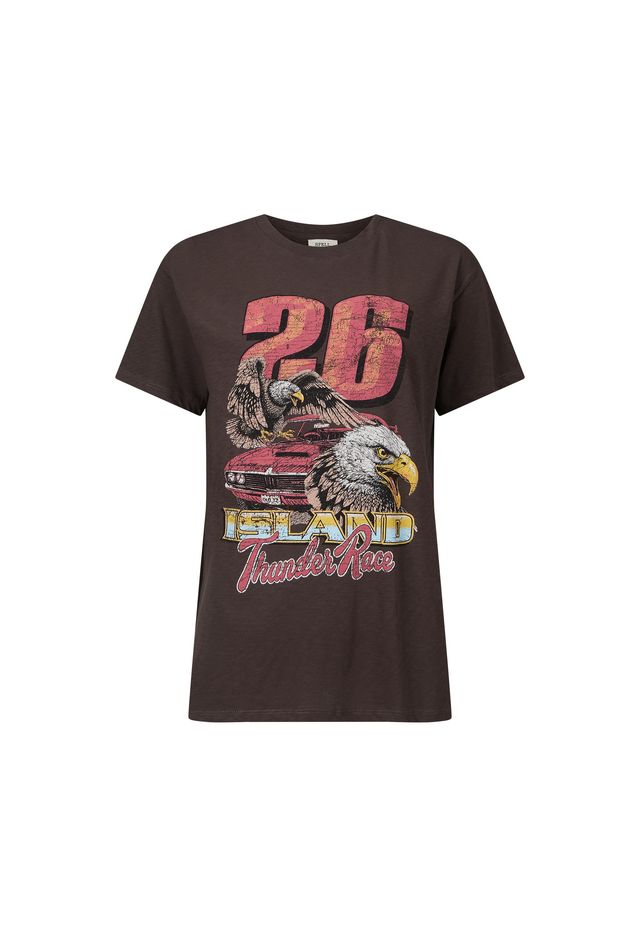 Elysian Collective Spell Island Thunder Tee Charcoal