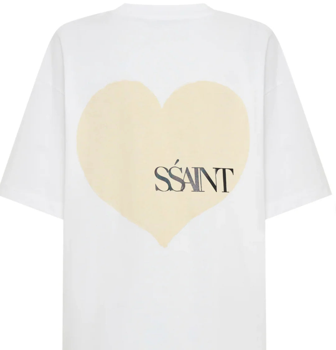 SSAINT - KIDS HEART TEE (CREAM)