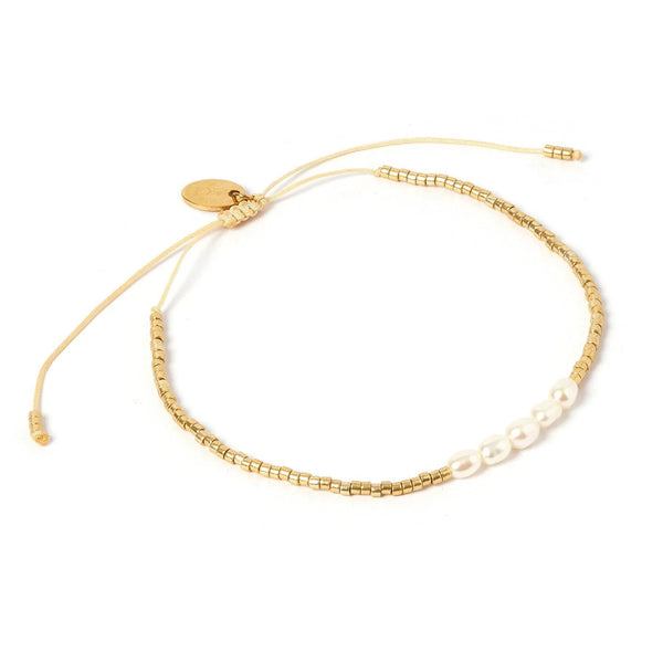 Elysian Collective Arms of Eve Seline Gold and Pearl Bracelet
