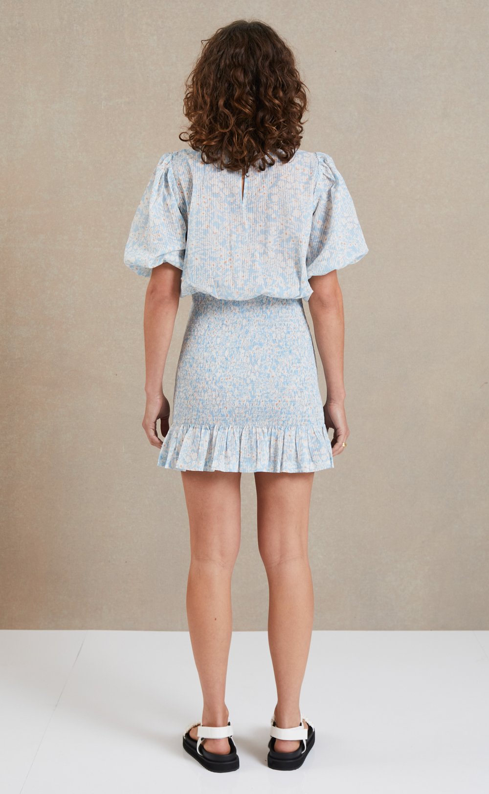 BEC & BRIDGE - PASQUALINA SHORT SLEEVE MINI DRESS