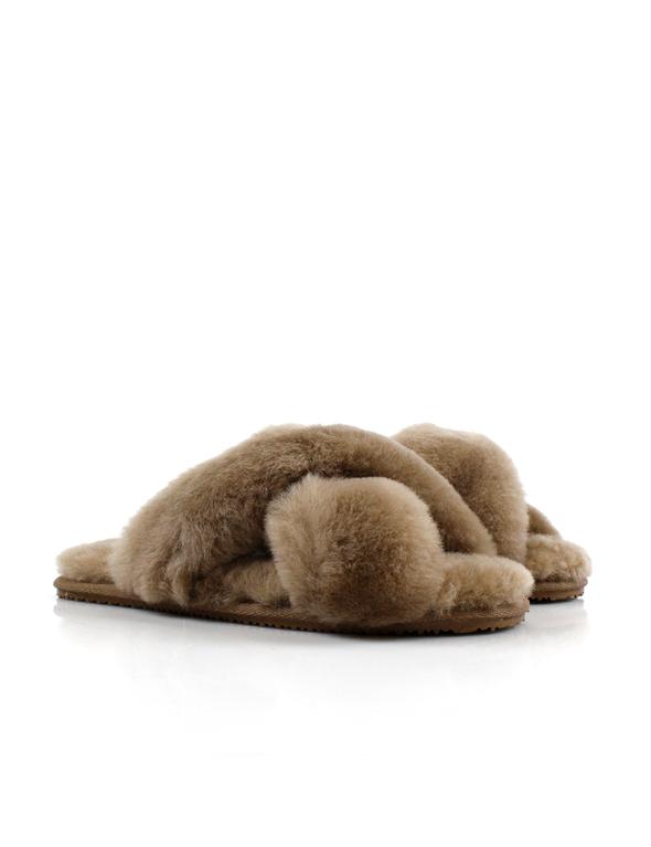 La Tribe - Crossover Sheepy Slipper (Tobacco)