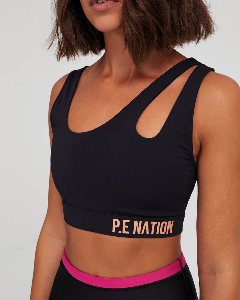 PE NATION - BASKET CUT SPORTS BRA