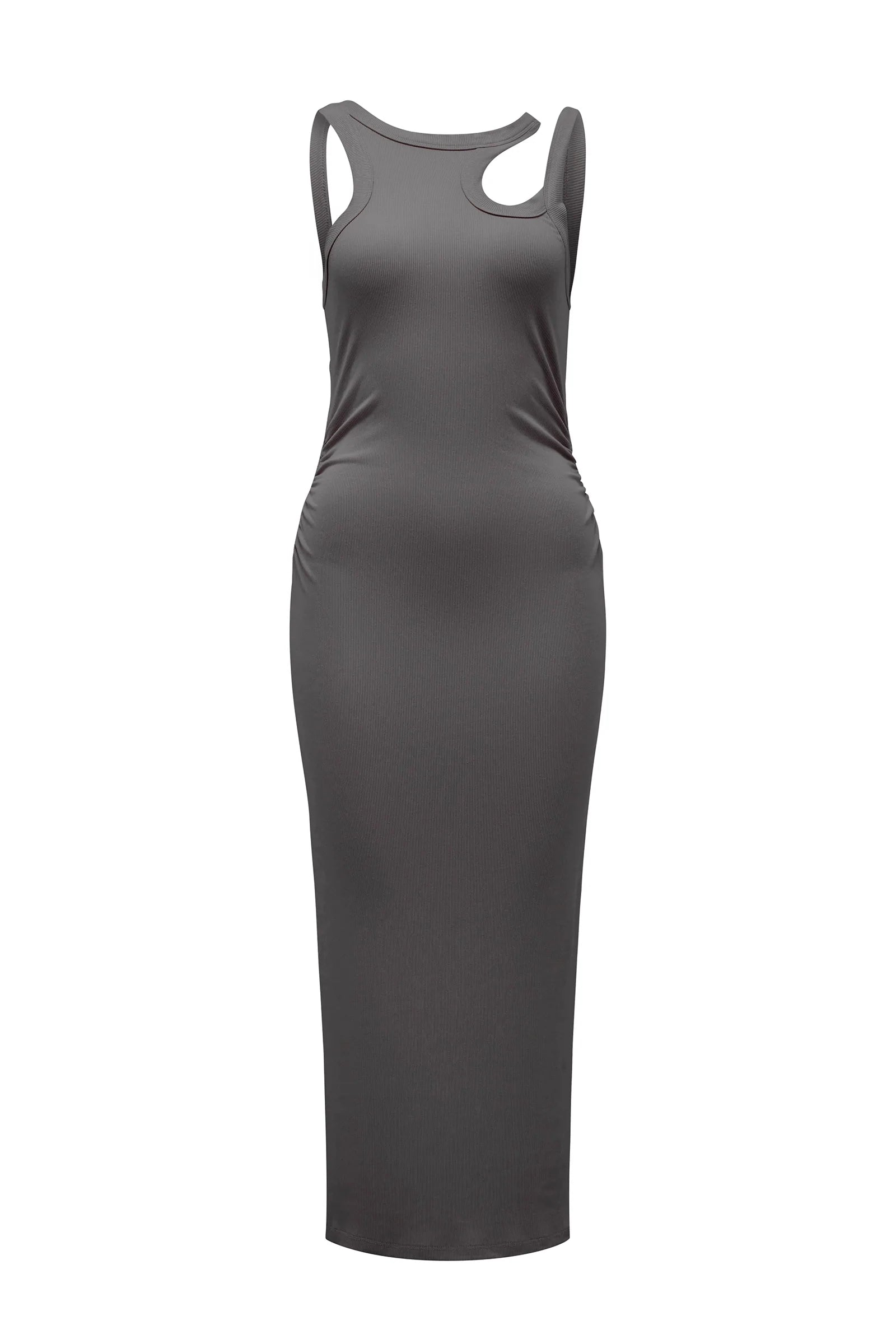 MISHA URBAN - CRUZ RIB DRESS (Slate)