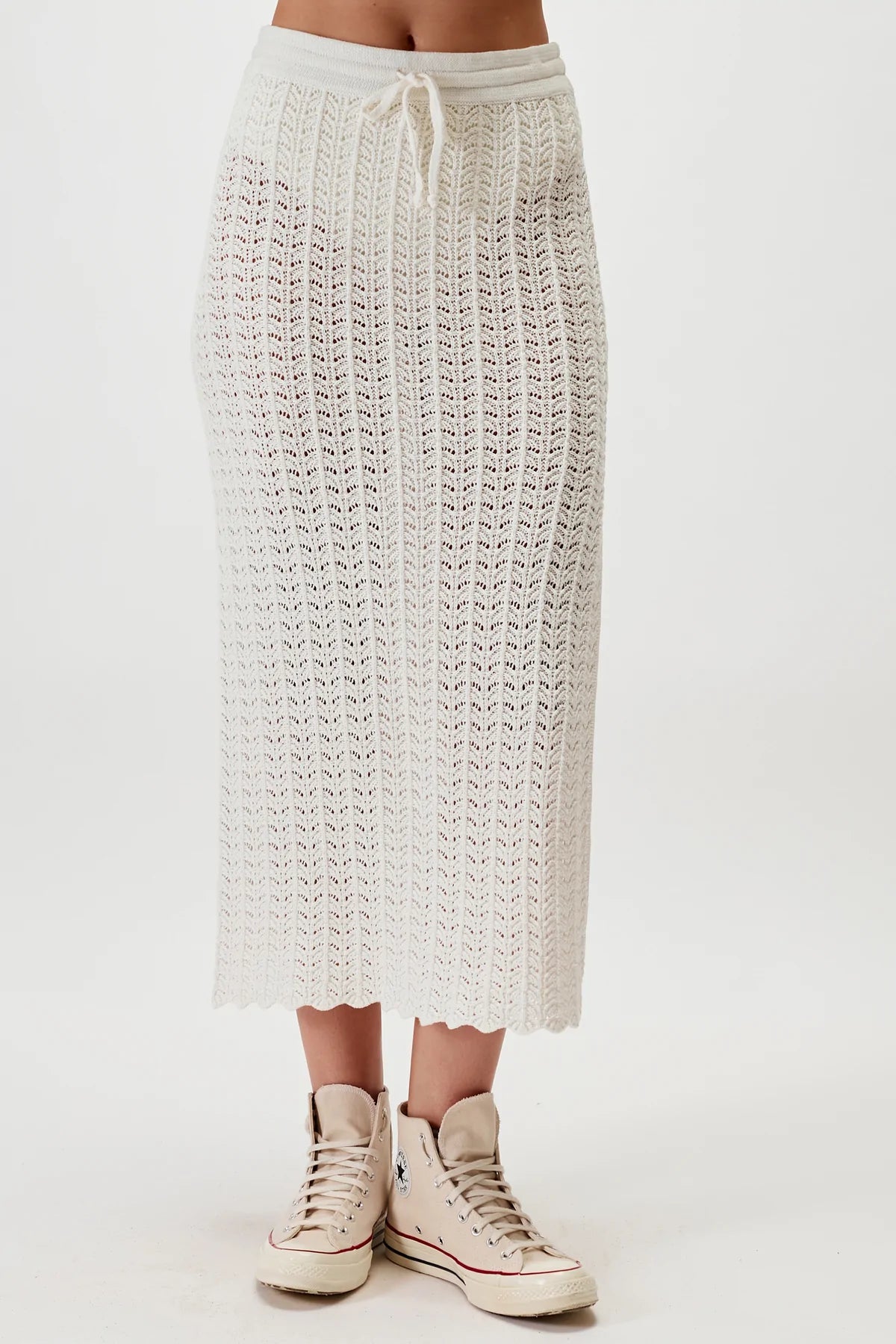 RUE STIIC - Eliza Knit Skirt (White)