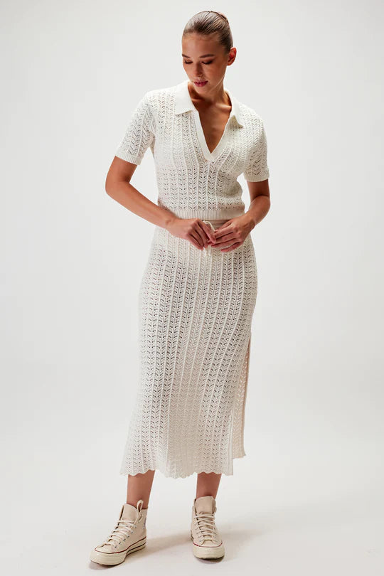 RUE STIIC - Eliza Knit Skirt (White)