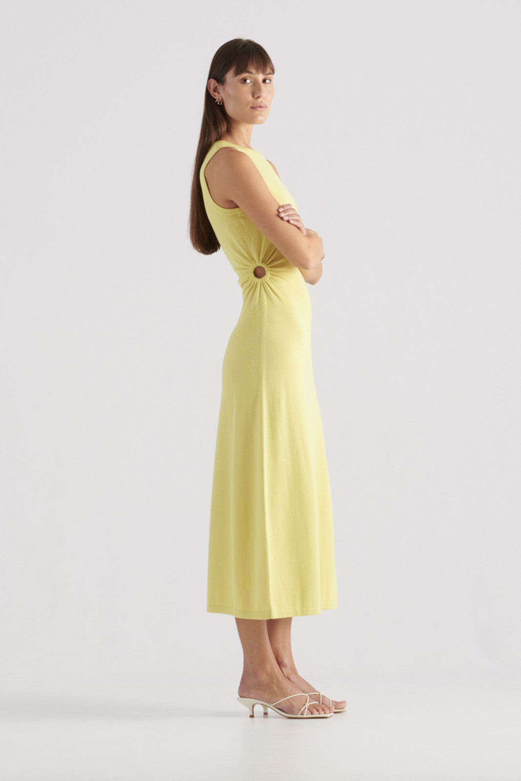 Elysian Collective Elka Collective Theresa Knit Dress in Citrus