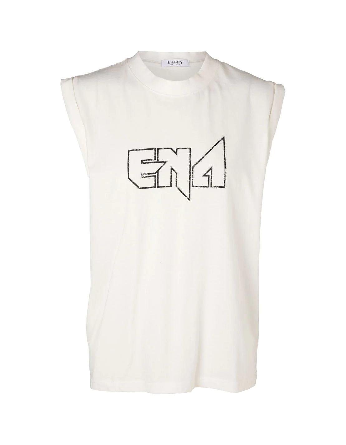 Elysian Collective Ena Pelly Ena Logo Tank Vintage White