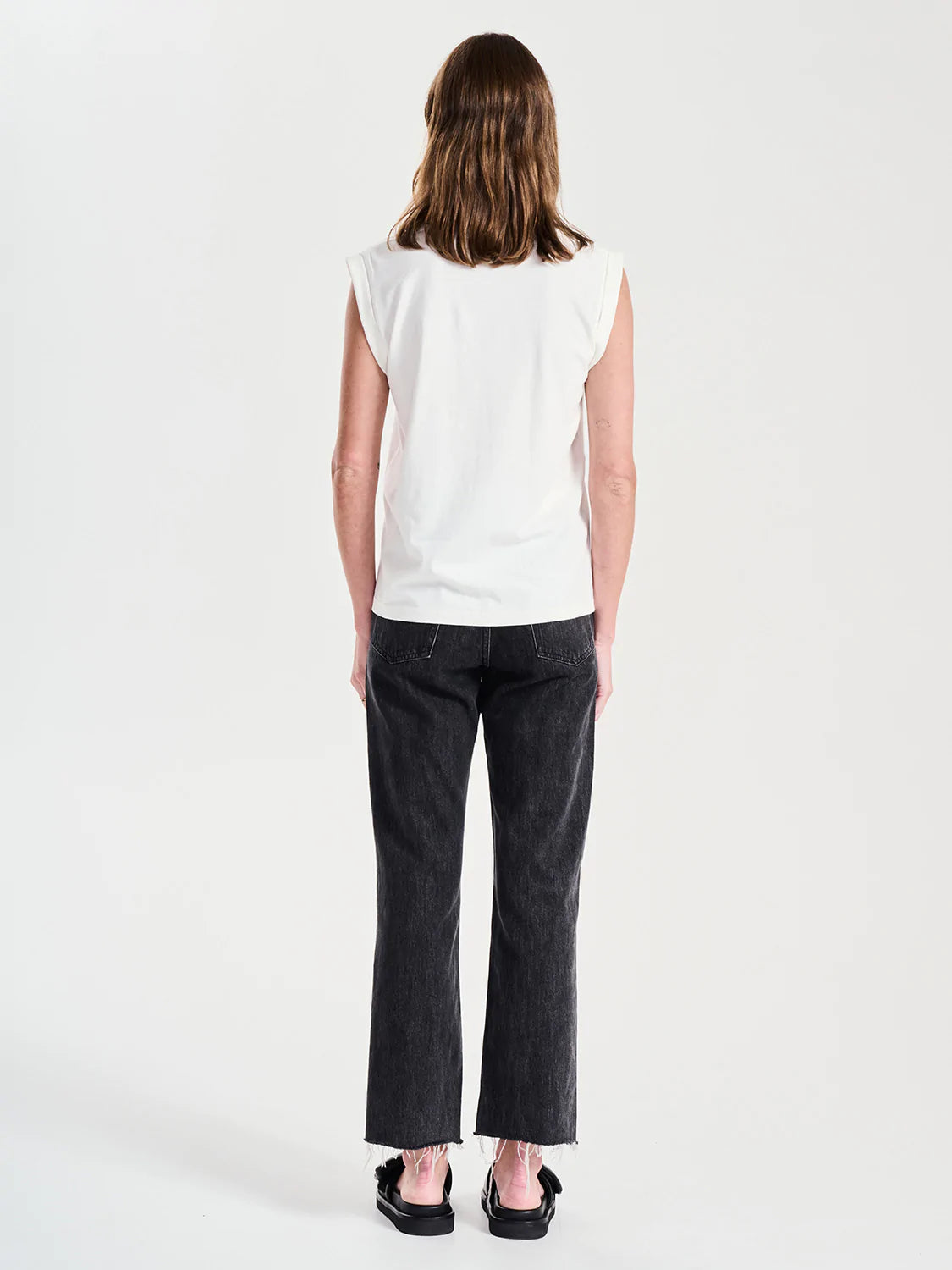 Elysian Collective Ena Pelly Ena Logo Tank Vintage White